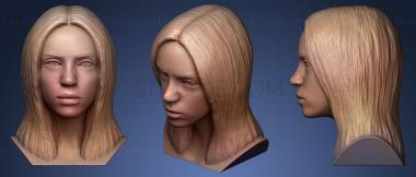 3D model Billie Eilish (STL)